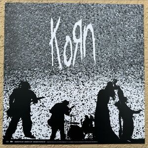 Korn Untouchables 2-Sided 12 X 12 Original Promo Poster 2002, Sony Music in VGC